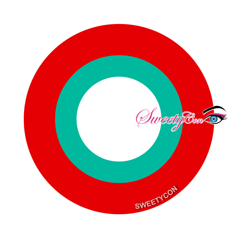 Sweety Crazy Matryoshka Red Doll (1 lens/pack)-Crazy Contacts-UNIQSO UK