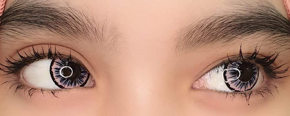 Sweety Crazy Petal Purple (1 lens/pack)-Crazy Contacts-UNIQSO UK
