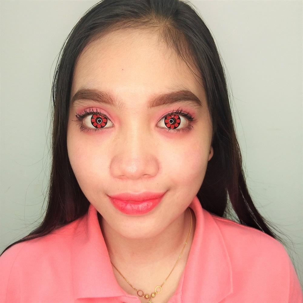 Sweety Crazy Pink Flower (1 lens/pack)-Crazy Contacts-UNIQSO UK