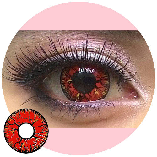 Sweety Crazy Red Blood Eyes (1 lens/pack)-Crazy Contacts-UNIQSO UK