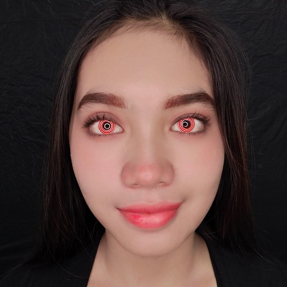 Sweety Crazy Red Spiral (1 lens/pack)-Crazy Contacts-UNIQSO UK