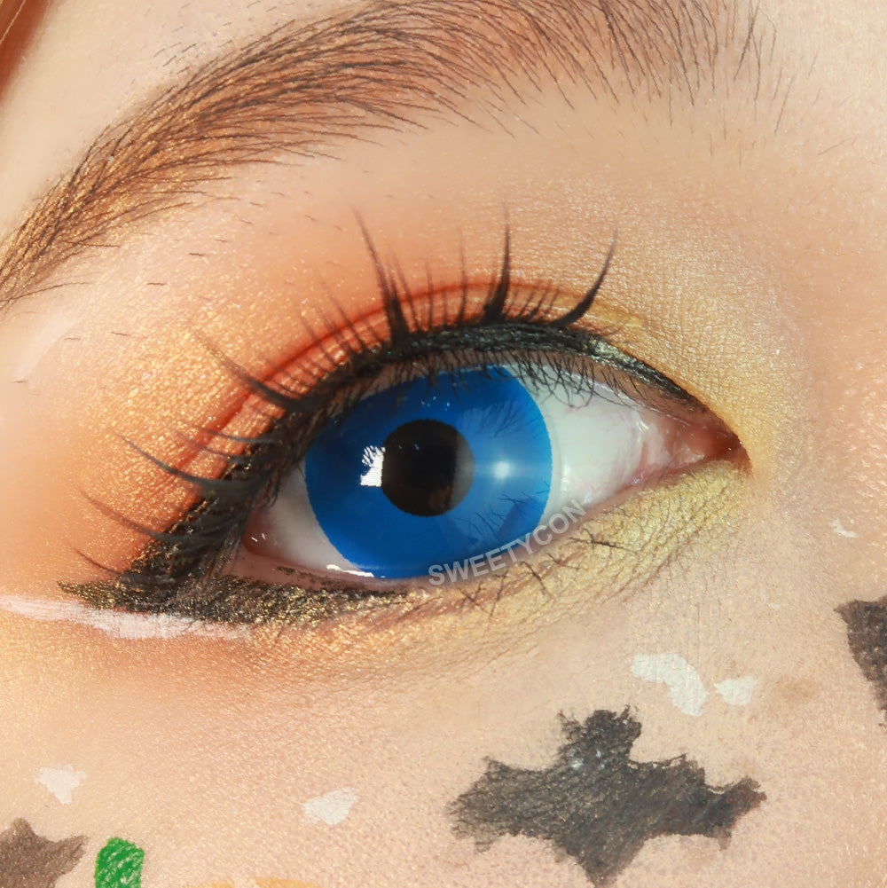 Sweety Crazy UV Glow Blue (1 lens/pack)-UV Contacts-UNIQSO UK