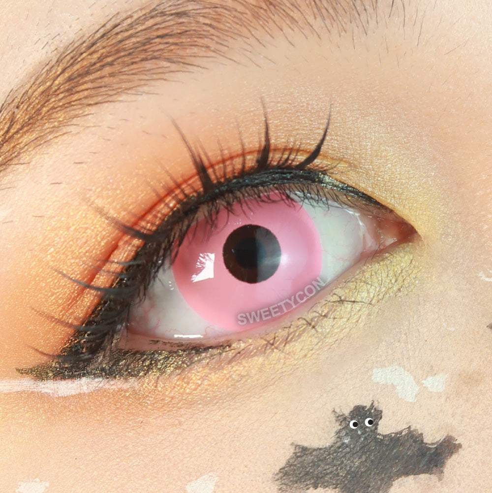 Sweety Crazy UV Glow Pink (1 lens/pack)-UV Contacts-UNIQSO UK