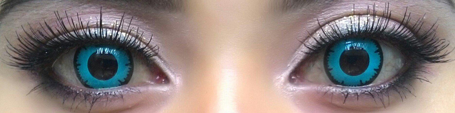 Sweety Crazy Undead Fusion Blue (1 lens/pack)-Crazy Contacts-UNIQSO UK