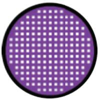 Sweety Crazy Violet Mesh Rim (1 lens/pack)-Crazy Contacts-UNIQSO UK