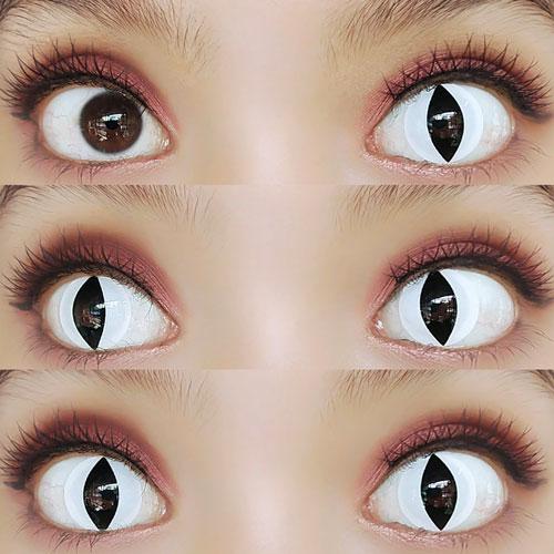 Sweety Crazy White Cat (1 lens/pack)-Crazy Contacts-UNIQSO UK