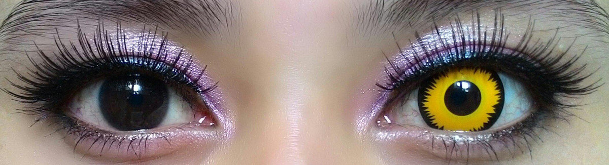 Sweety Crazy Yellow Werewolf (1 lens/pack)-Crazy Contacts-UNIQSO UK