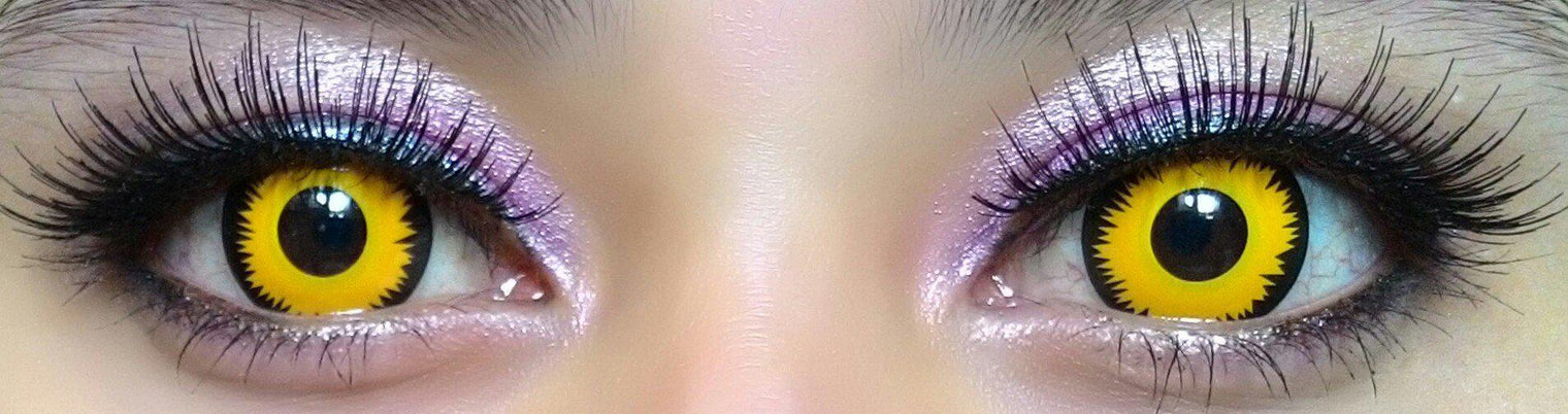 Sweety Crazy Yellow Werewolf (1 lens/pack)-Crazy Contacts-UNIQSO UK