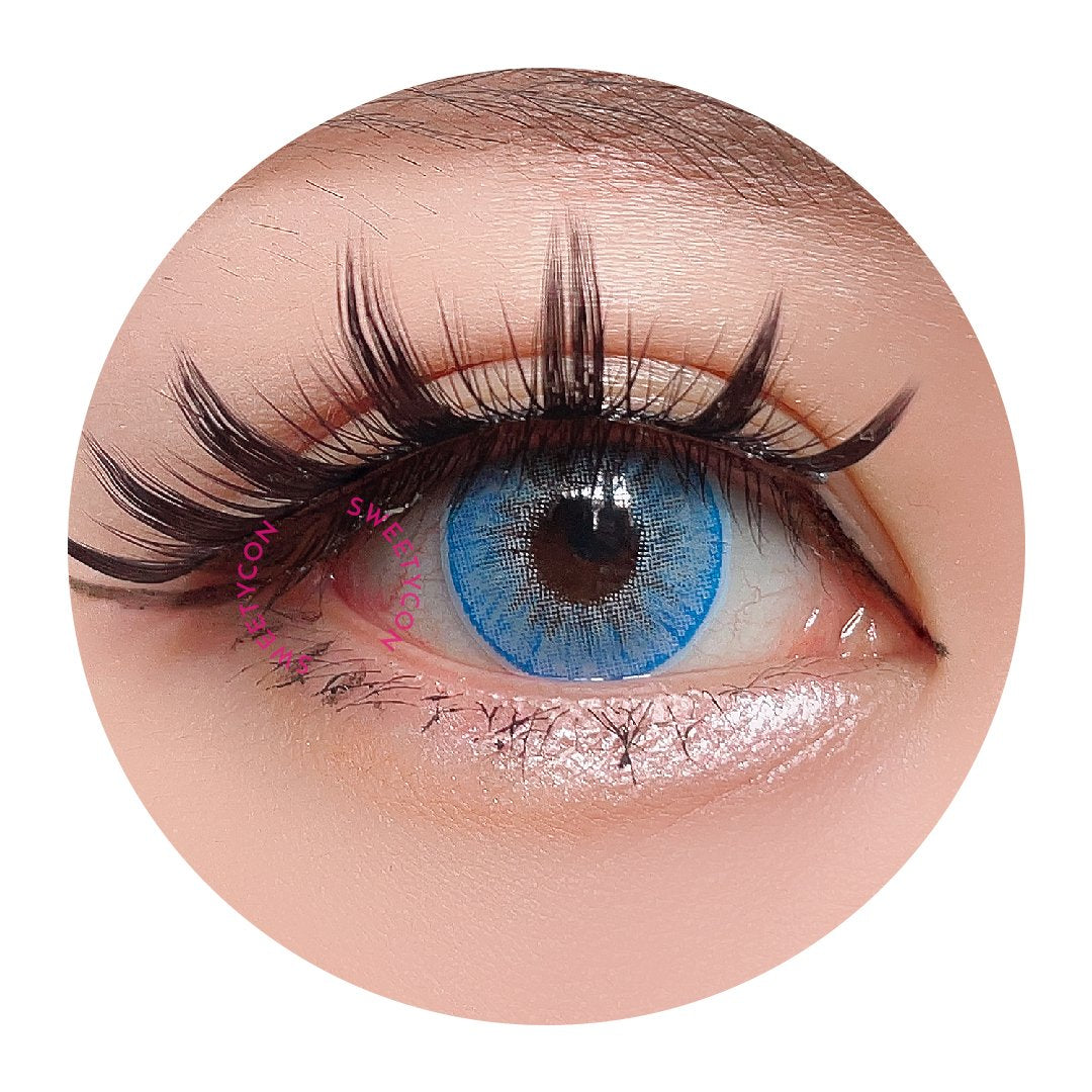 Sweety Icy Blue (1 lens/pack)-Colored Contacts-UNIQSO UK