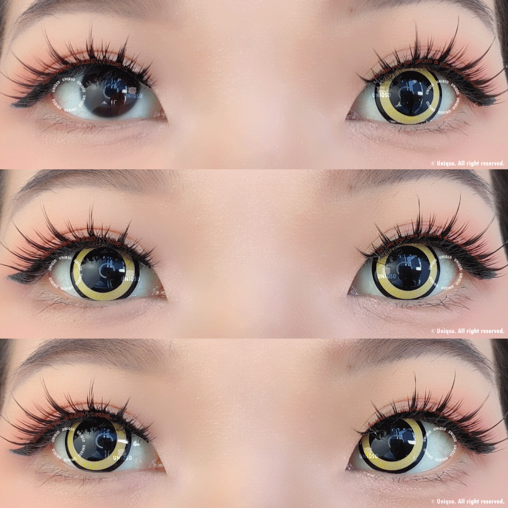 Sweety Mini Nebulous Yellow (1 lens/pack)-Colored Contacts-UNIQSO UK