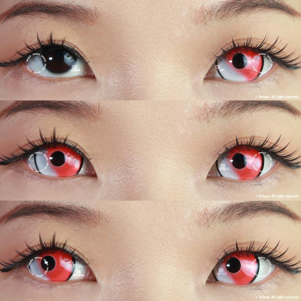 Sweety Mini Sclera Cloud Rim Red (1 lens/pack)-Mini Sclera Contacts-UNIQSO UK
