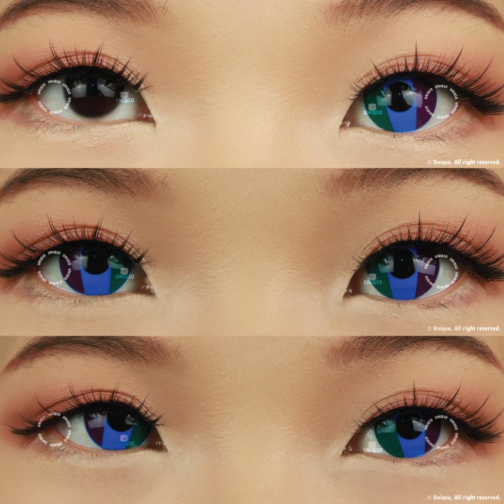 Sweety Pride Blue (1 lens/pack)-Colored Contacts-UNIQSO UK
