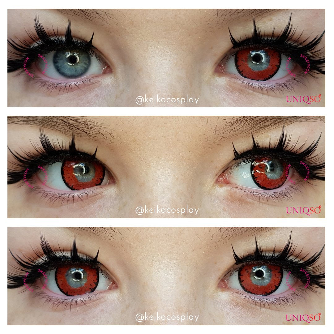 Sweety Queen Wine Red (1 lens/pack)-Colored Contacts-UNIQSO UK