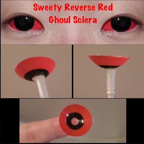Sweety Reverse Red Ghoul Sclera Contacts (1 lens/pack)-Sclera Contacts-UNIQSO UK