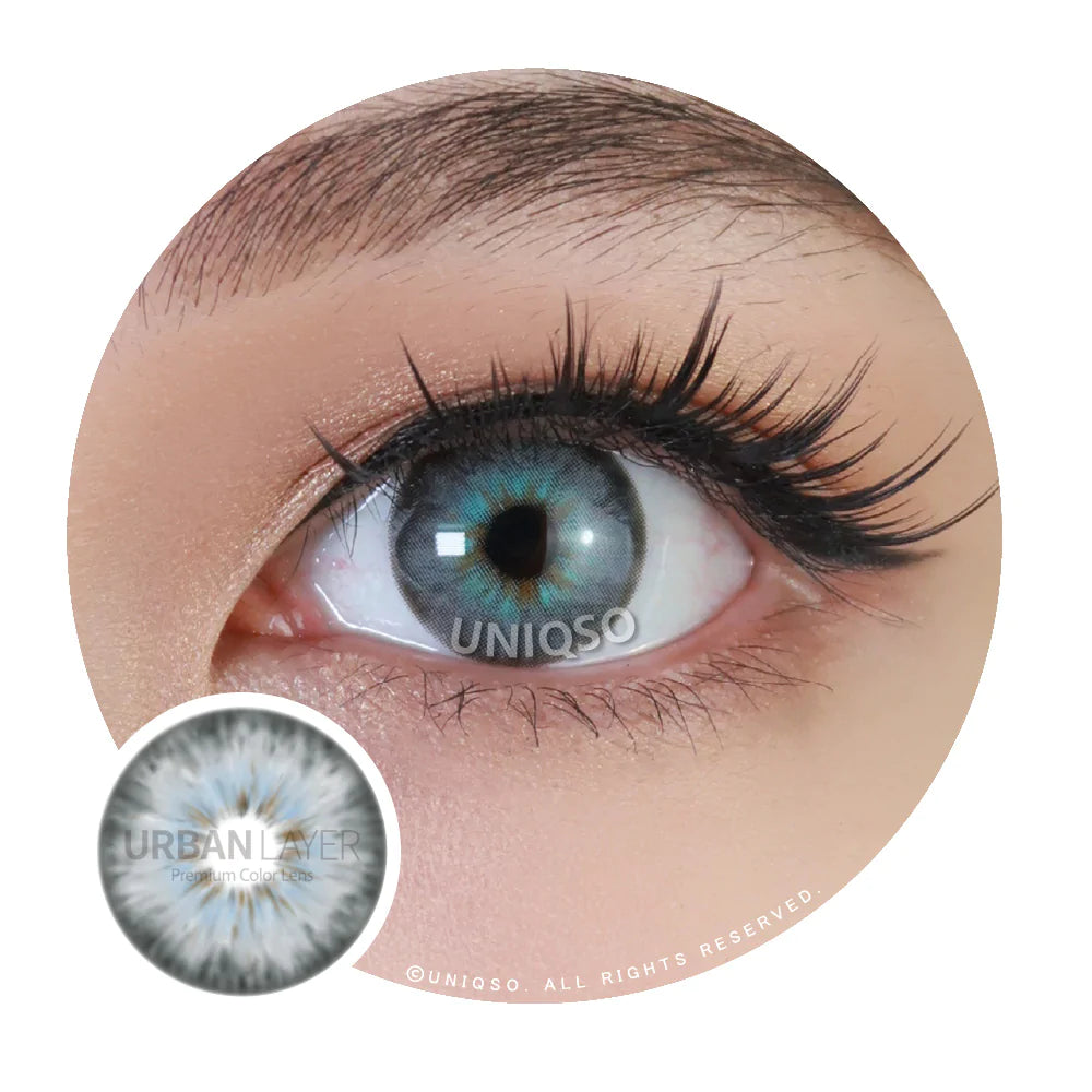 Urban Layer Jolie Grey (1 lens/pack)-Colored Contacts-UNIQSO UK