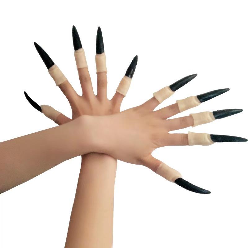 Vampire / Witch Devil Fake Nails-Cosplay Accessories-UNIQSO UK