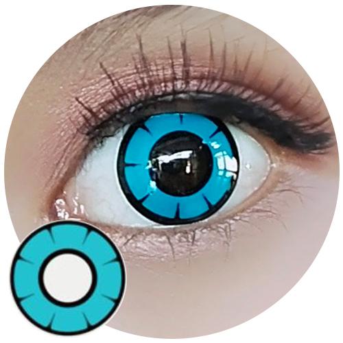 Western Eyes Twilight Blue (1 lens/pack)-Colored Contacts-UNIQSO UK