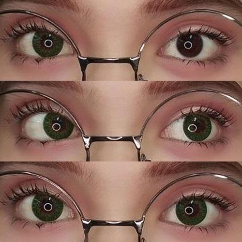 Sweety Colors Of The Wind No 19 Lime (1 lens/pack)-Colored Contacts-UNIQSO