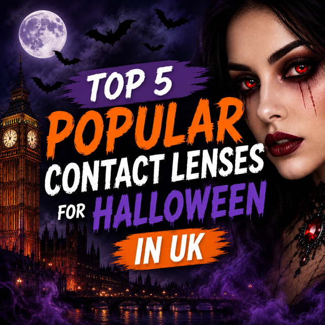 Top 5 Popular Contact Lenses for Halloween in UK (2026 Guide)