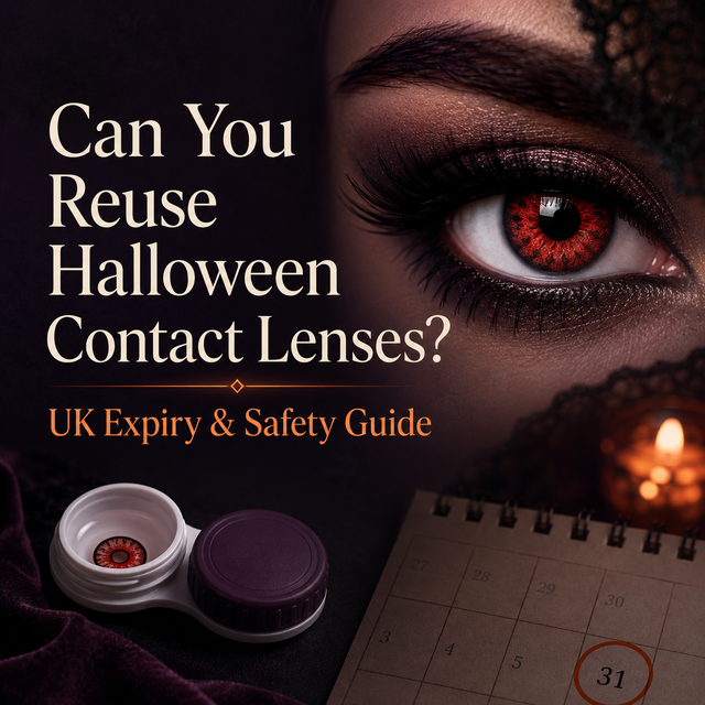 Can You Reuse Halloween Contact Lenses? UK Expiry & Safety Guide