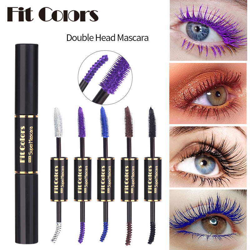 Fit Colors Double-Head Thick Curling Color Mascara-Mascara-UNIQSO