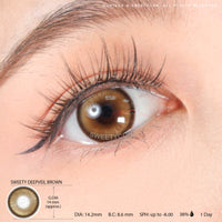 1 Day Sweety Deepveil Brown (2 or 10 lenses/pack)-Colored Contacts-UNIQSO UK