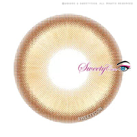 1 Day Sweety Star Tears Golden Brown (2 or 10 lenses/pack)-Colored Contacts-UNIQSO UK