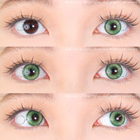 1 Day Sweety Star Tears Green (2 or 10 lenses/pack)-Colored Contacts-UNIQSO UK