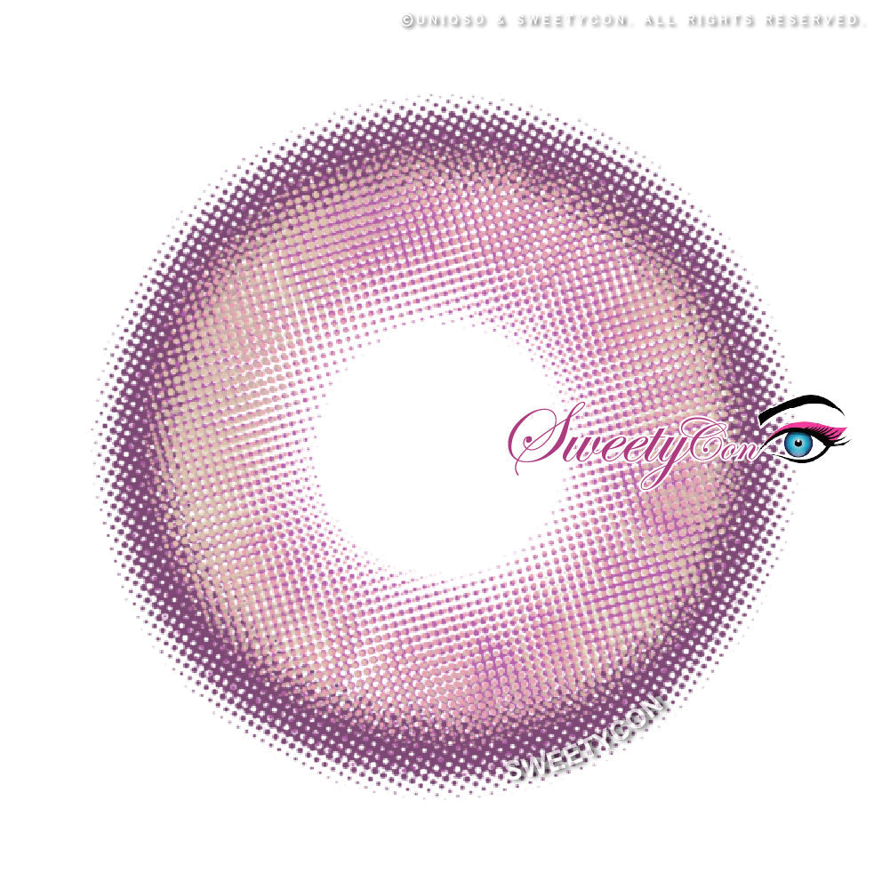 1 Day Sweety Star Tears Violet (2 or 10 lenses/pack)-Colored Contacts-UNIQSO UK