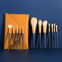 12PCS Natural Hair Makeup Brushes-Makeup Brushes-UNIQSO UK
