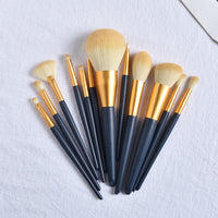12PCS Natural Hair Makeup Brushes-Makeup Brushes-UNIQSO UK