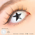 Sweety Anime Black Star (1 lens/pack)-Colored Contacts-UNIQSO