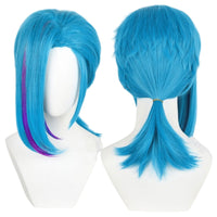 Cosplay Wig - League of Legends - Short Jinx-Cosplay Wig-UNIQSO