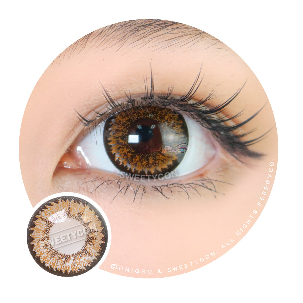 Western Eyes Nudy Brown (1 lens/pack)-Colored Contacts-UNIQSO