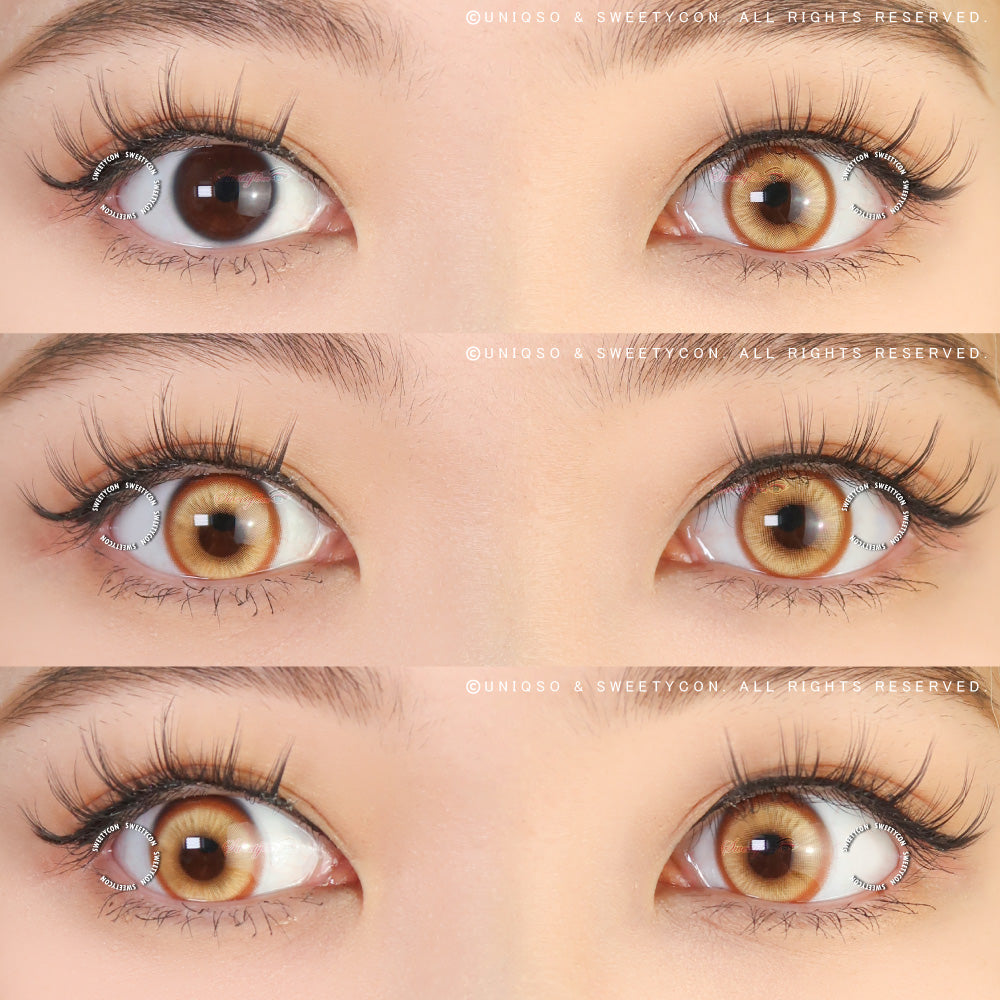 Sweety Magic Pop Brown (1 lens/pack)-Colored Contacts-UNIQSO