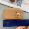 Little Bear Wooden Print Elegance Contact Lens Case Travel Kit-Lens Case-UNIQSO