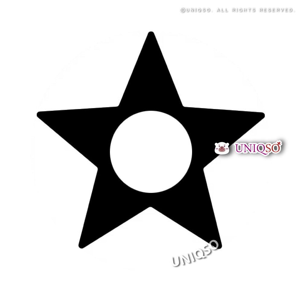 Sweety Anime Black Star (1 lens/pack)-Colored Contacts-UNIQSO