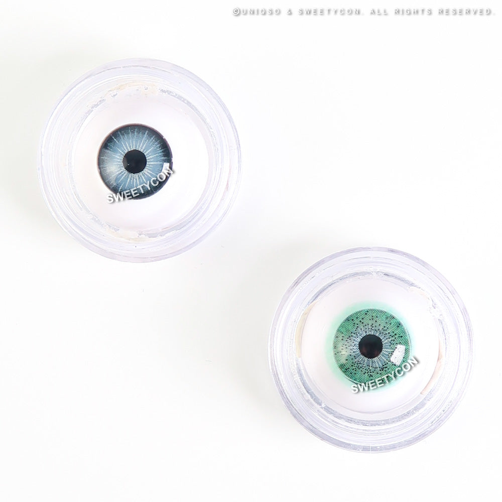 Sweety Ocean Blue Green (1 lens/pack)-Colored Contacts-UNIQSO