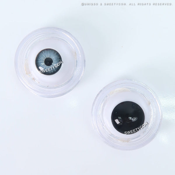 Sweety Pearl Black (Reduced Pupil) (1 lens/pack)-Colored Contacts-UNIQSO