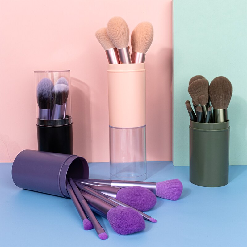 11pcs Long Tube Makeup Brushes Set-Makeup Brushes-UNIQSO UK