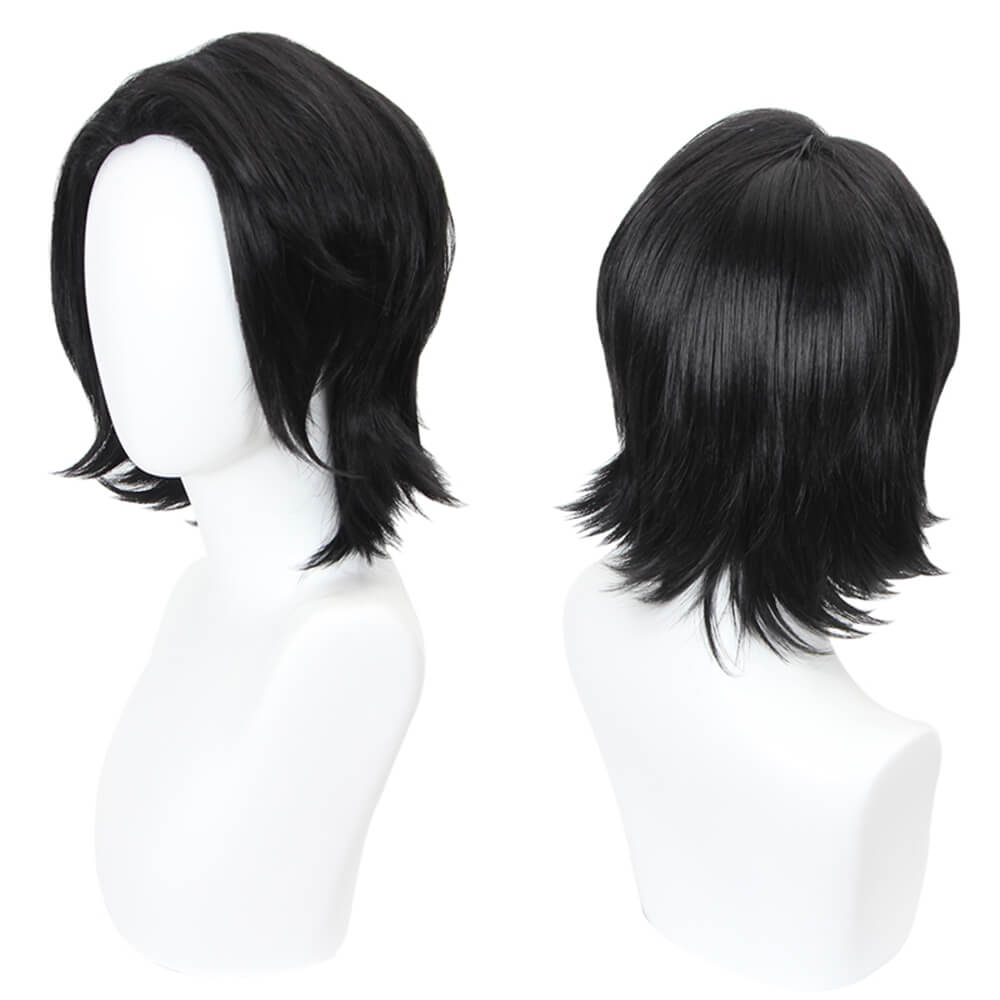 Anime Black Cosplay Wig CS458N-Cosplay Wig-UNIQSO UK
