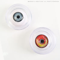 Anime Fire by KleinerPixel (1 lens/pack)-Colored Contacts-UNIQSO UK