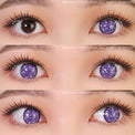 Anime Sparkle Violet V2 by KleinerPixel (1 lens/pack)-Colored Contacts-UNIQSO UK