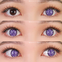Anime Sparkle Violet V2 by KleinerPixel (1 lens/pack)-Colored Contacts-UNIQSO UK