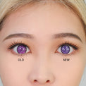 Anime Sparkle Violet V2 by KleinerPixel (1 lens/pack)-Colored Contacts-UNIQSO UK