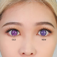 Anime Sparkle Violet V2 by KleinerPixel (1 lens/pack)-Colored Contacts-UNIQSO UK