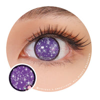 Anime Sparkle Violet V2 by KleinerPixel (1 lens/pack)-Colored Contacts-UNIQSO UK