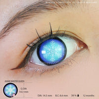 Anime Winter Queen by KleinerPixel (1 lens/pack)-Colored Contacts-UNIQSO UK
