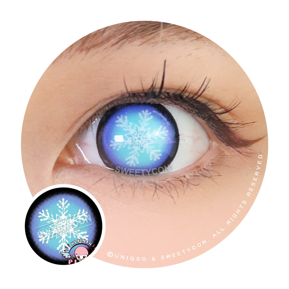 Anime Winter Queen by KleinerPixel (1 lens/pack)-Colored Contacts-UNIQSO UK