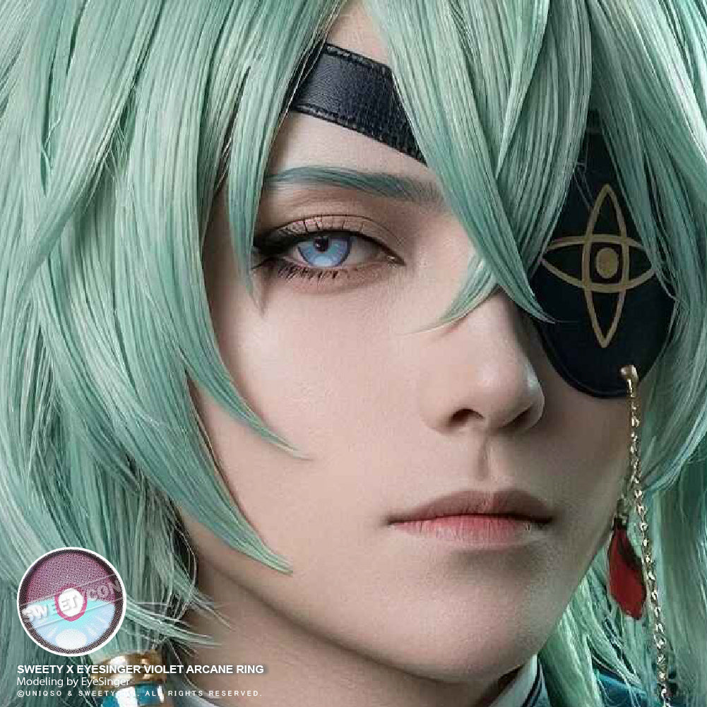 Sweety x Eyesinger Violet Arcane Ring (2 lenses/pack)-Colored Contacts-UNIQSO UK